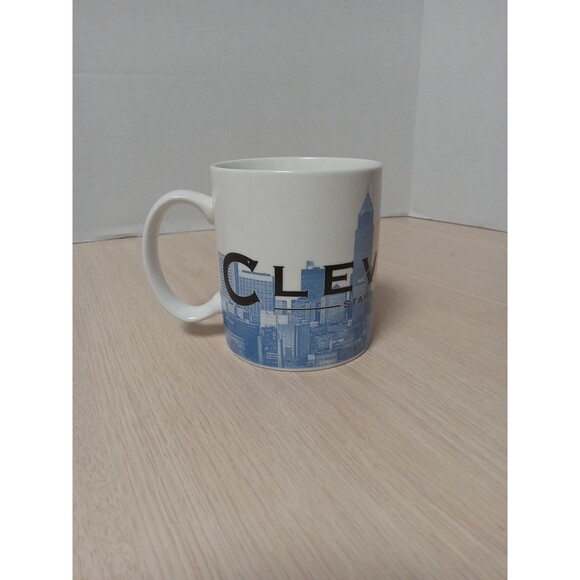 Starbucks Coffee Mug Barista 2002 Skyline Series Cleveland Rocks 10 Ounces - Picture 1 of 6